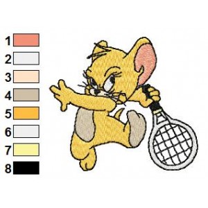 Tom and Jerry Embroidery Design 13